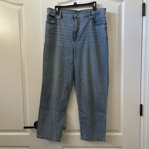 BANANA REPUBLIC curvy straight light wash jeans